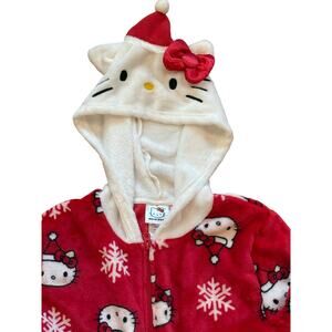 Hello kitty Christmas onesie pajama NWT size small